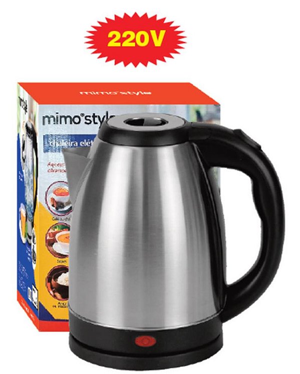ELETRICA - CHALEIRA DE INOX 1.8L 220V