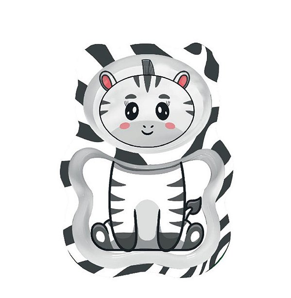 ECOKITCHEN - PRATO P/ REFEICAO INFANTIL TIGRE 22X16X2,7 CM