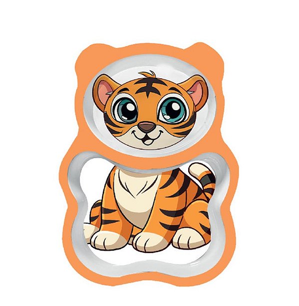 ECOKITCHEN - PRATO P/ REFEICAO INFANTIL GATA 22X16X2,7 CM