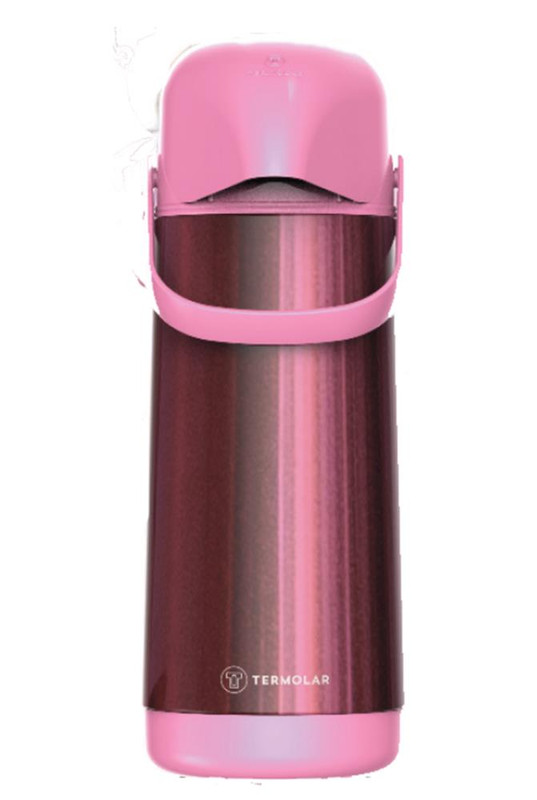 GARRAFA TERMICA LUMINA 1L INOX ROSA BALE