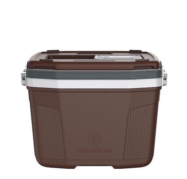 RECIPIENTE TERMICO CAIXA TERMICA 20L MARROM
