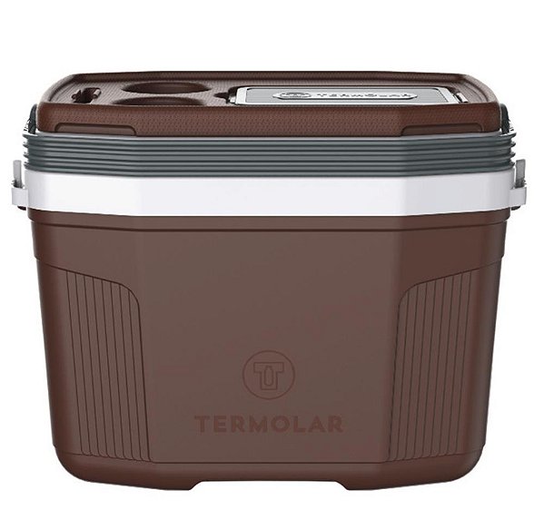RECIPIENTE TERMICO CAIXA TERMICA 32L MARROM