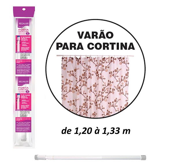 PORTA CORTINA  AÇO 1,20X1,33