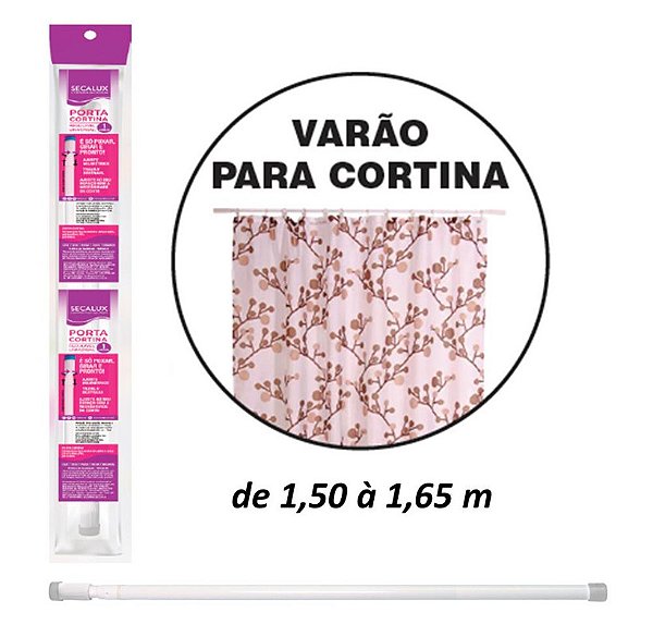 PORTA CORTINA  AÇO 1,50X1,63