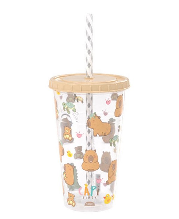 COPO REFRI 500ML CAPIVARA - CAIXA C/ 15 PEÇAS