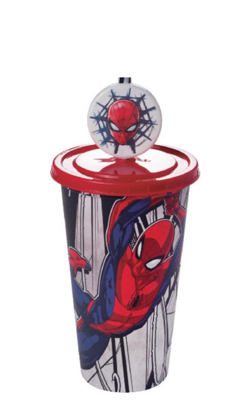 COPO REFRI 500ML C/ PIN HOMEM ARANHA