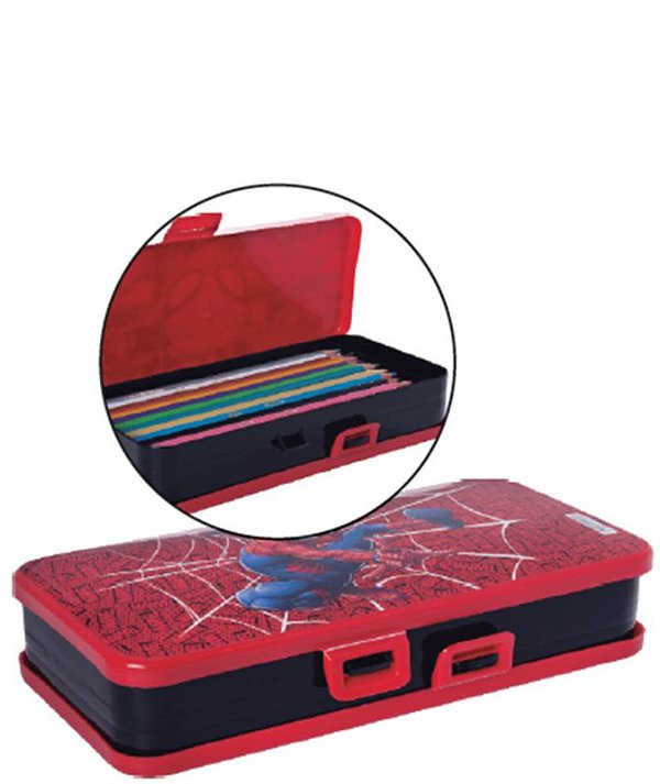 ORGANIZADOR C/ TRAVA HOMEM ARANHA  - 20 X 10,8 X 4,8 CM