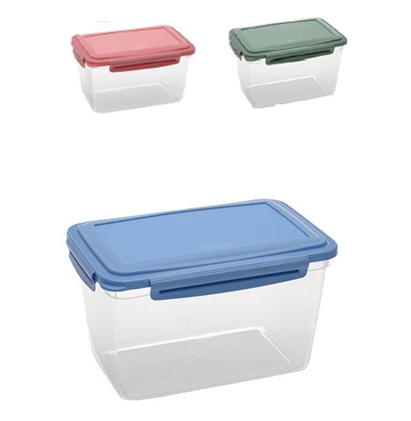 POTE HERMETICO ALTO C/ TRAVA 850ML TPA COLOR