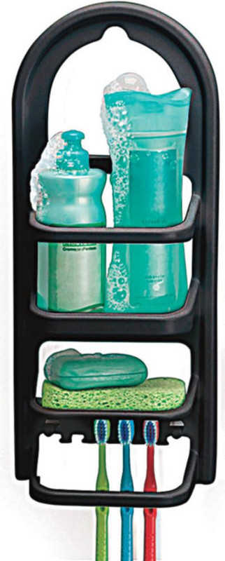 PORTA SHAMPOO PRATELEIRA MADRID PRETA