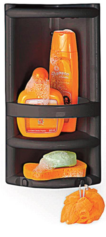 CANTONEIRA DE BANHEIRO PRETO