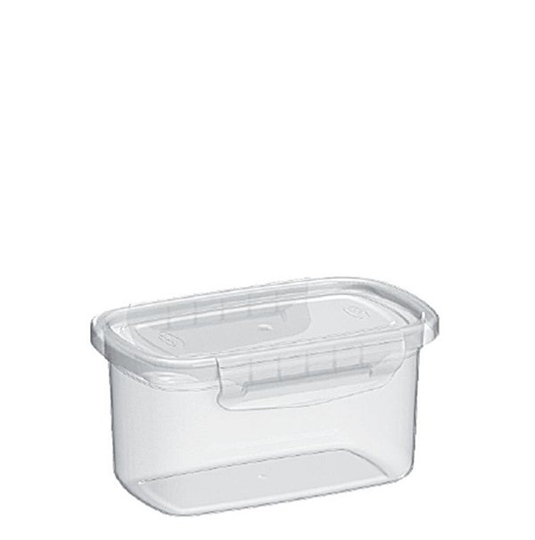 POTE HERMETICO ALTO C/ TRAVAS 850 ML - 17 X 8,5 X 11 CM