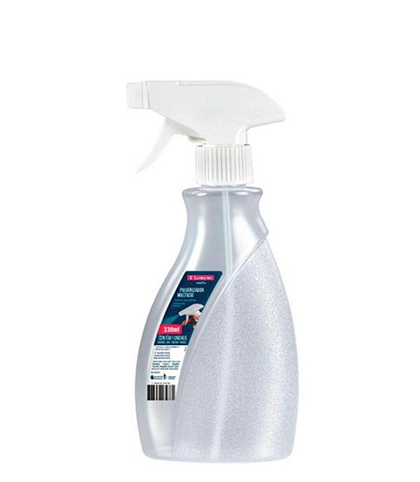 PULVERIZADOR 330 ML MULTIUSO TRANSP.