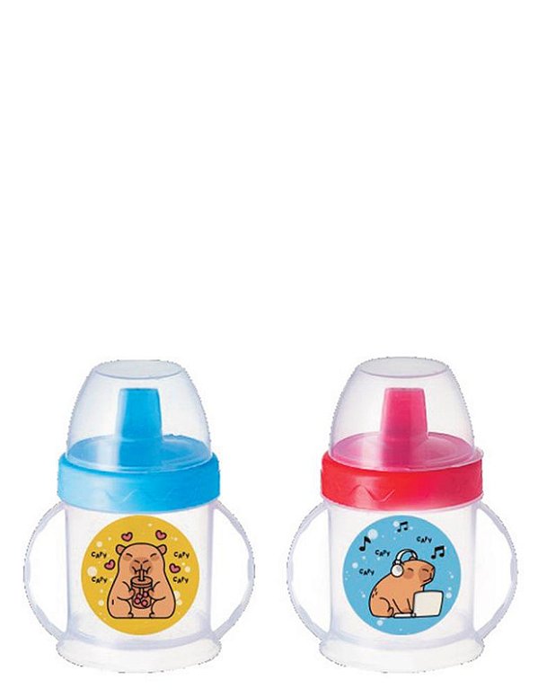 COPO 220 ML C/ALCA E SOBRE TAMPA CAPIVARA