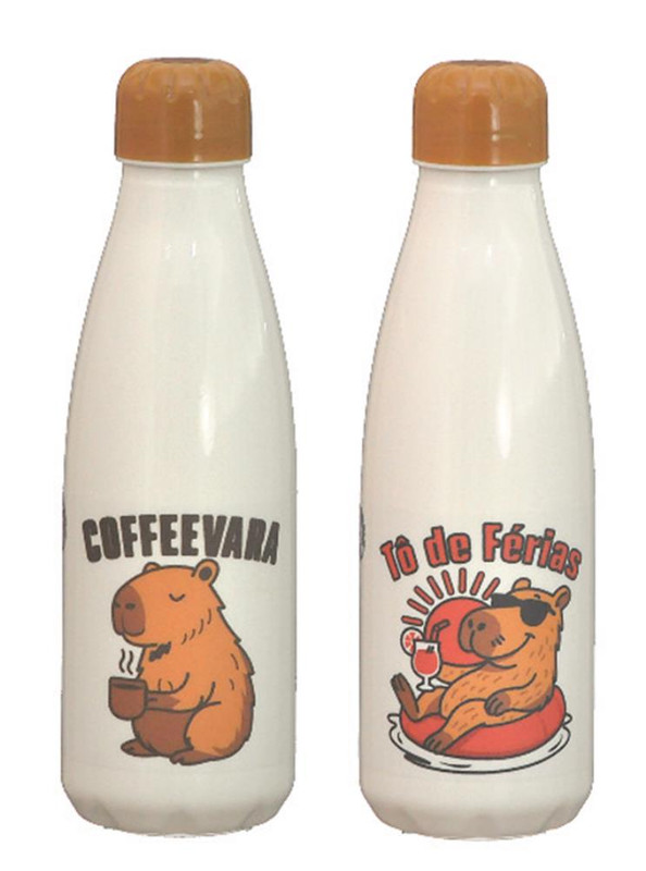 SQUEEZE PET PARIS 600ML CAPIVARA