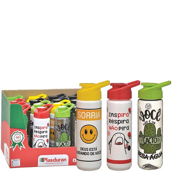 KIT C/ 20 PCS GARRAFA PET 700 ML SORT