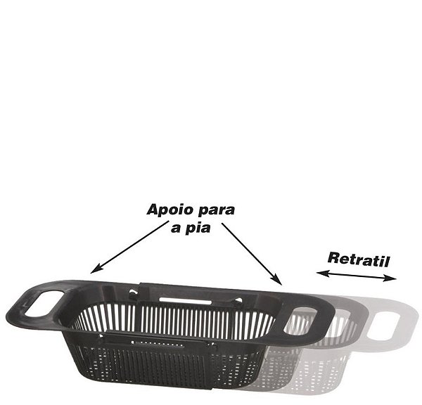 ESCORREDOR RETRATIL - 38 X 16,5 X 7 CM