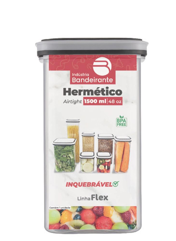 POTE HERMETICO 1,5L C/ TP SILICONE