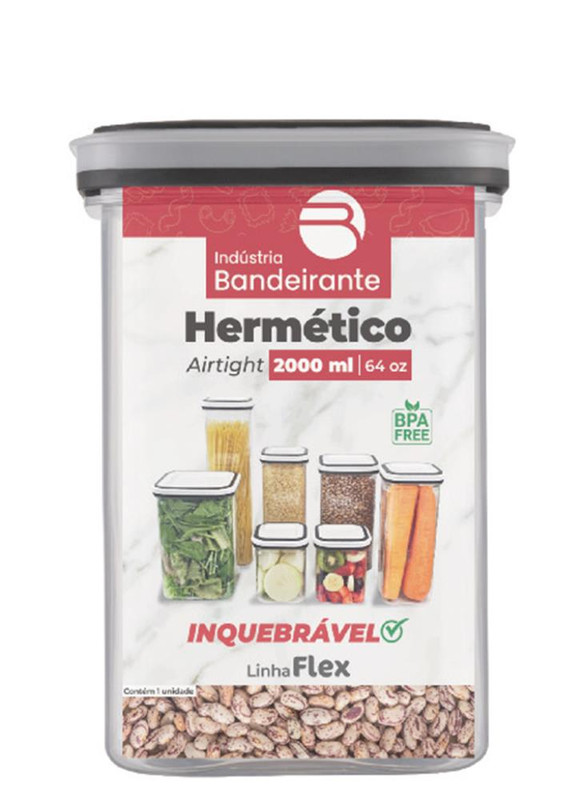 POTE HERMETICO 2L C/ TP SILICONE
