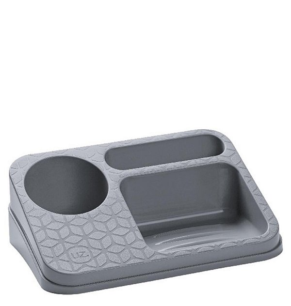 ORGANIZADOR DE PIA PREMIUM CINZA