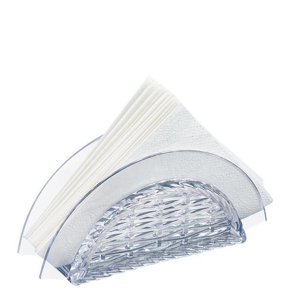 CRISTAL - PORTA GUARDANAPO TRANÇA 16 CM