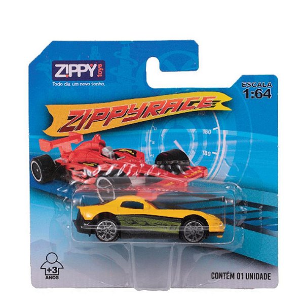 ZIPPY - CARRINHO DIE-CAST RODA LIVRE