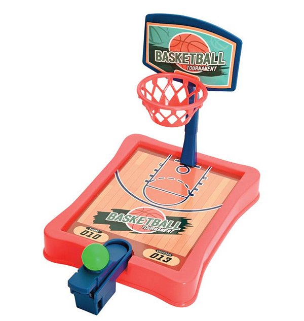 ZIPPY - MINI BASQUETE 1 CESTA VERMELHO