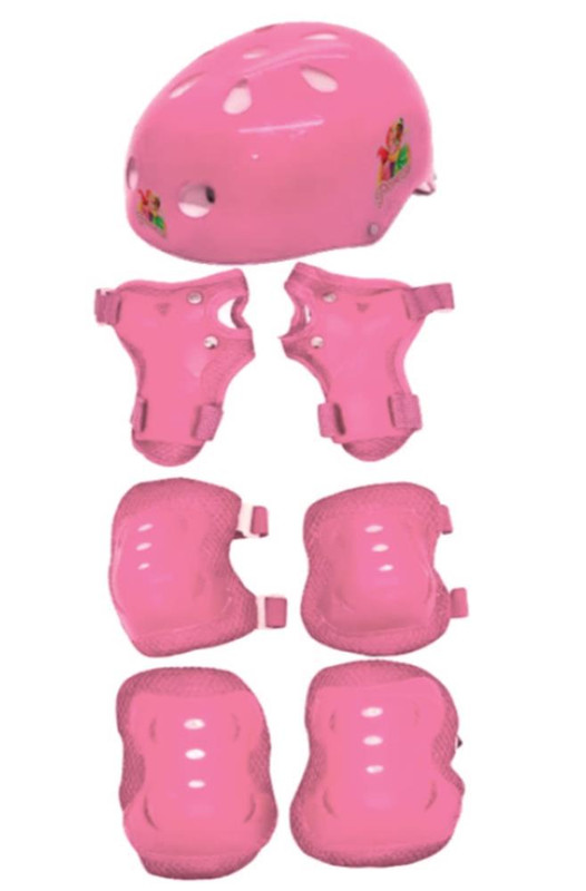 ZIPPY - KIT DE PROTEÇÃO C/ CAPACETE PRINCESAS