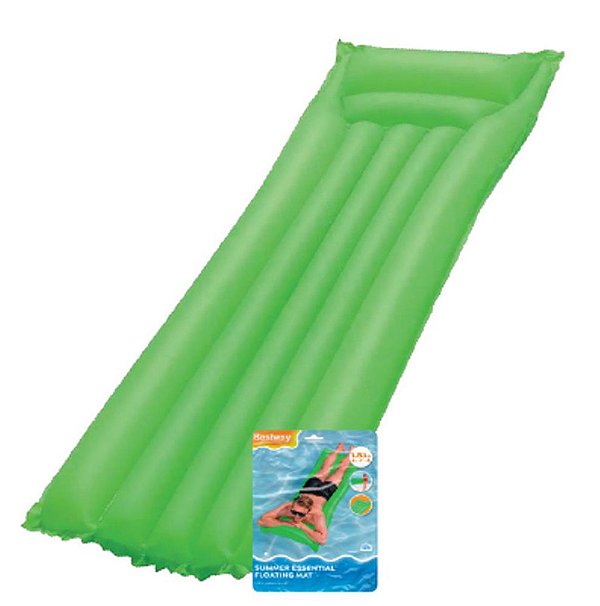 COLCHAO INFLÁVEL PISCINA LISO VERDE 183X69 CM ( 44007 )