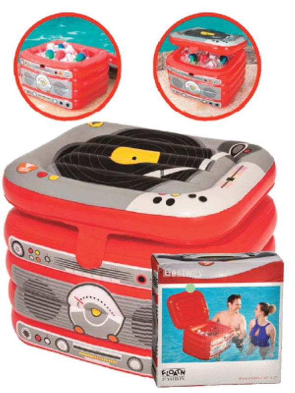 COOLER INFLÁVEL 31L - CAP. ATÉ 45 LATAS - 61X53 CM ( 43184 )