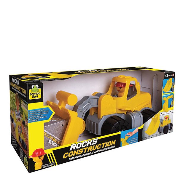 ROCKS CONSTRUCTION TRATOR CARREGADEIRA