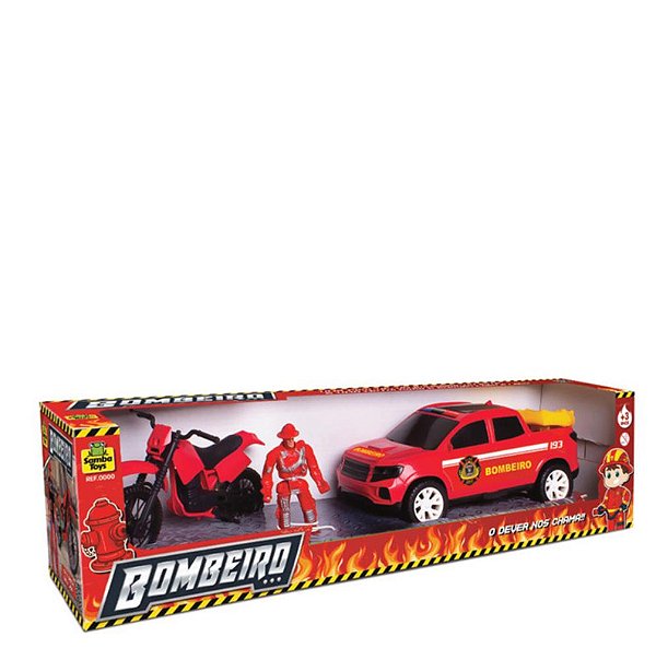 PICK-UP E MOTO - BOMBEIRO KIT RESGATE C/ BOTE