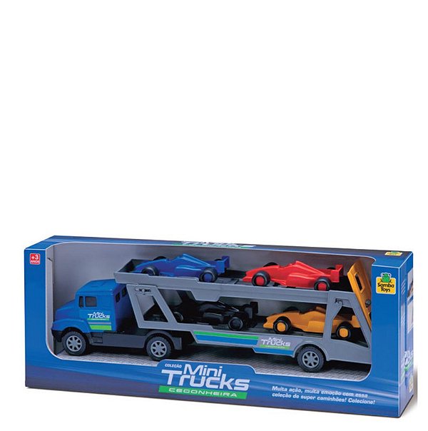 CAMINHAO - MINI TRUCK CEGONHEIRA C/ 4 CARROS