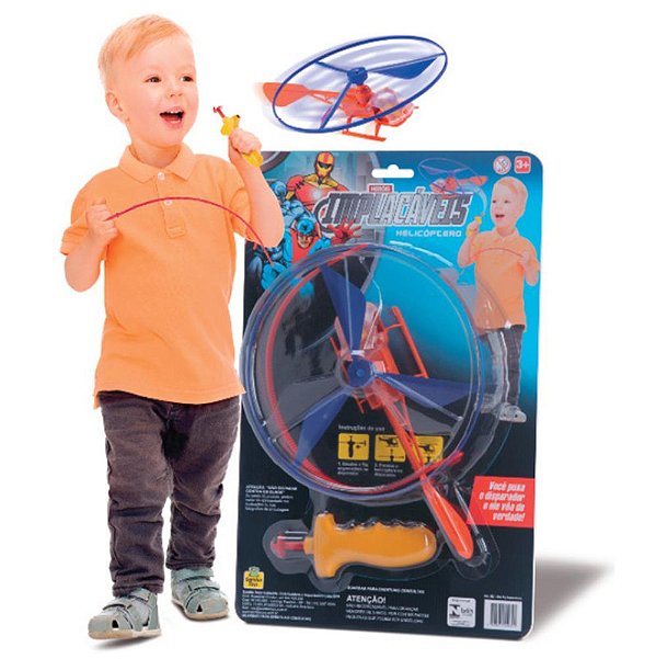 HELICOPTERO MAX FLY C/ DISPARADOR - BLISTER
