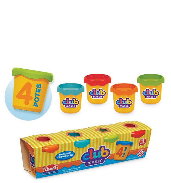 CLUB MASSA KIT 04 POTES (50G)