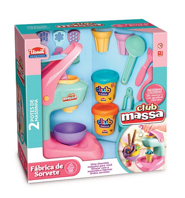 CLUB MASSA FÁBRICA DE SORVETE C/ 02 POTES (50G)