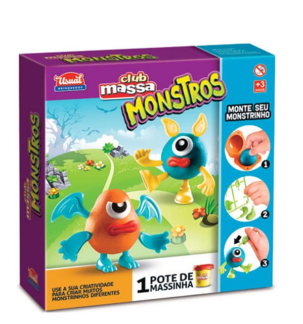 CLUB MASSA MONTA MONSTROS C/ 01 POTE (50G)