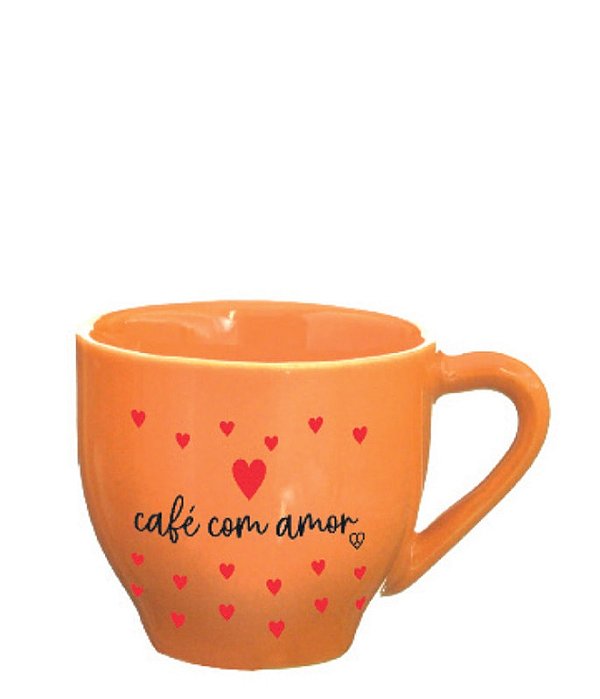 XICARA CAFE PARIS COLOR DEC 76ML - CAIXA C/ 24 PEÇAS