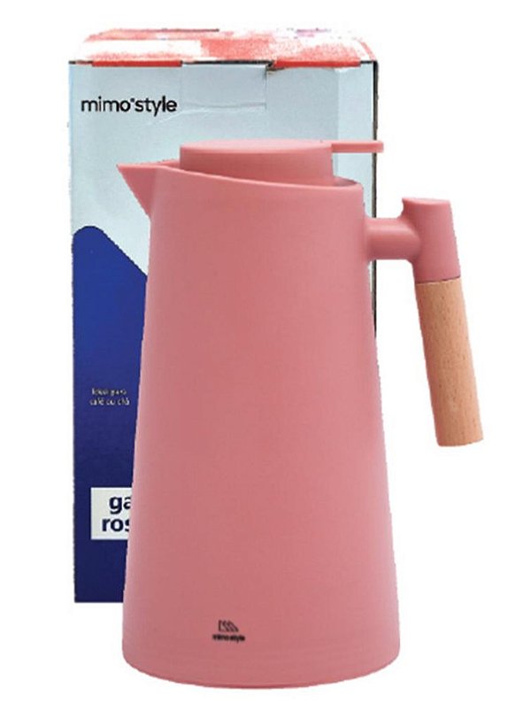 GARRAFA TERMICA 1L ROSA CABO MADEIRA