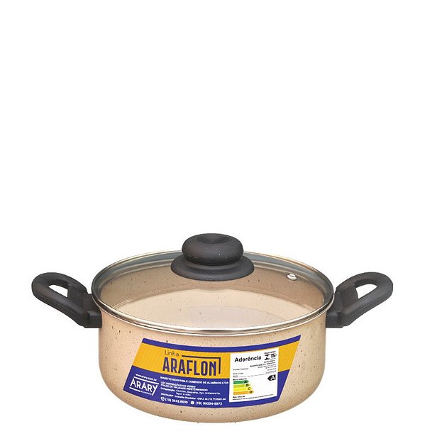 ANTIADERENTE - CAÇAROLA MARMORIZADO Nº 18 – 2L