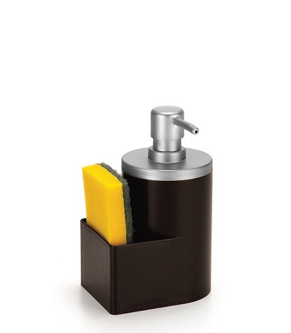 AÇO ESCOVADO - DISPENSER 600ML P/ DETERGENTE / BUCHA