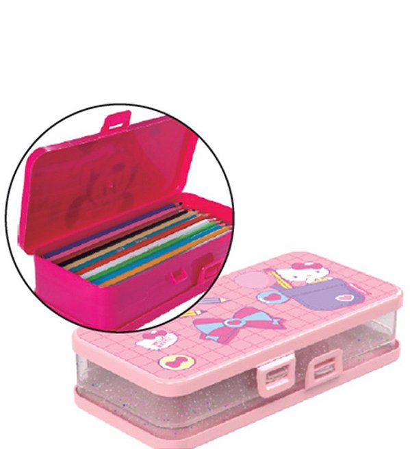 ORGANIZADOR C/ TRAVA HELLO KIT - 20 X 10,8 X 4,8 CM