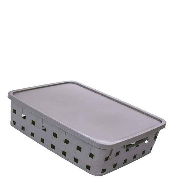 CAIXA C/ TAMPA FITA 15L - 45 X 33 X 13 CM