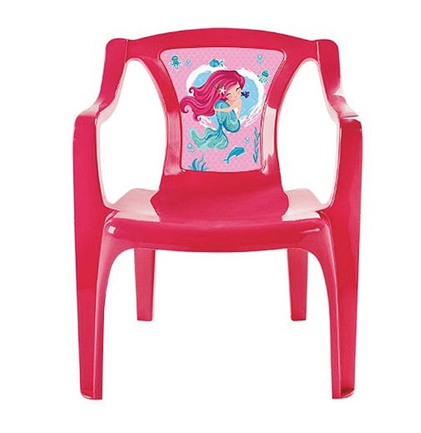 POLTRONA INFANTIL ROSA C/LABEL - 42 X 30 X 51 CM