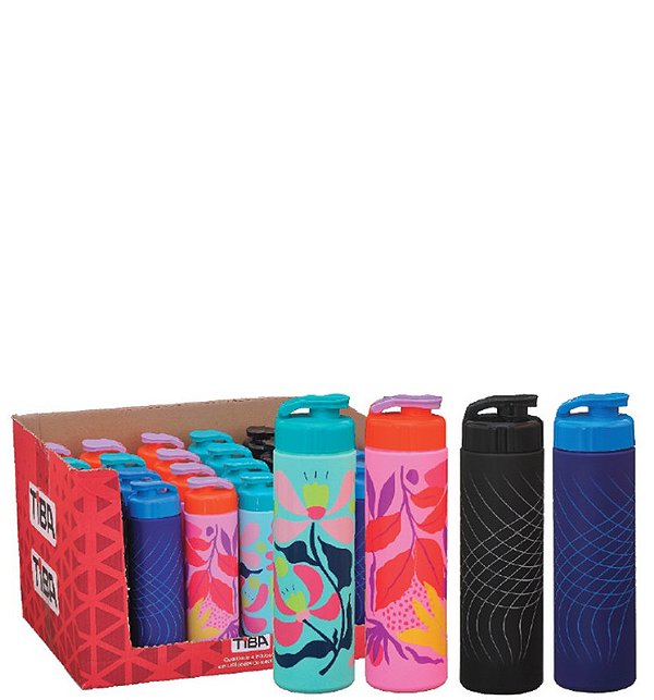 GARRAFA SQUEEZE ROMA 700 ML EMBORRACHADO DEC