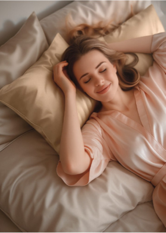 FRONHA DE CETIM ANTI-FRIZZ 65 X 45 CM