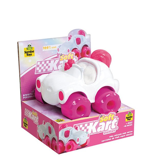 CARRINHO DE VINIL SOFT KART - UNICÓRNIO