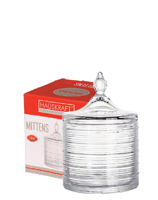 GLASS - POTICHE MITTENS - Ø10 X 15,5 CM