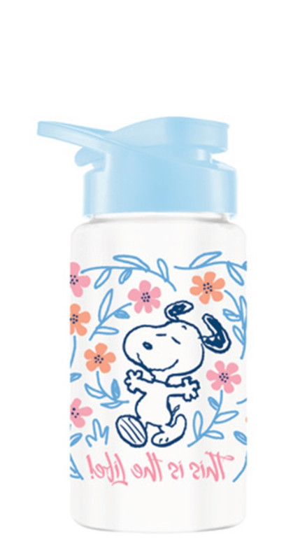 GARRAFA SQUEEZE 500ML SNOOPY FLORAL