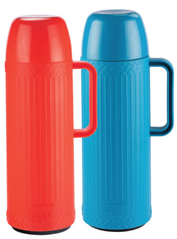 GARRAFA TERM PAMPA 1L AZUL / VERMELHO