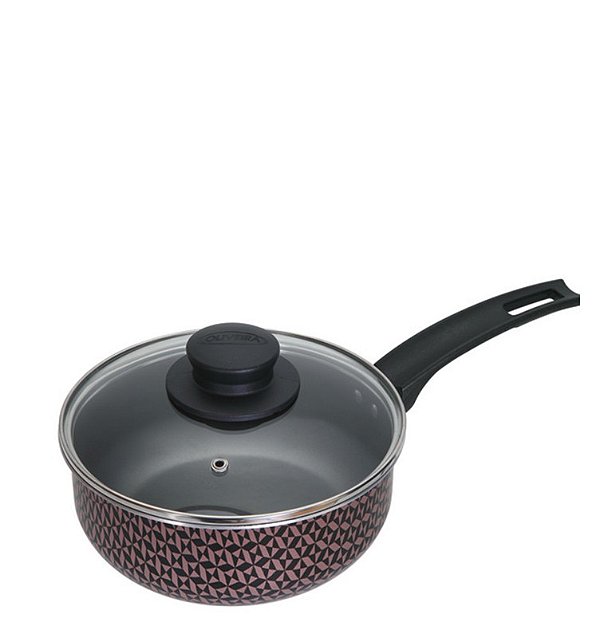 PANELA C/ TAMPA DE VIDRO Nº 18 GLAMOUR ROSE 1,5L